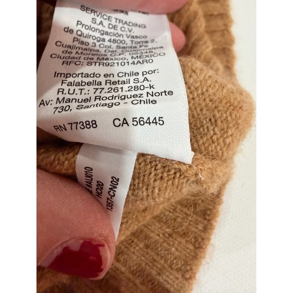 J Crew Sparkle Embellished Cardigan Sweater Camel XS V Neck Button Front‎ Knit